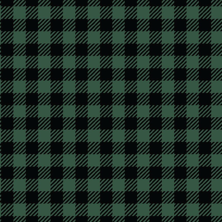 Dark Green Buffalo Plaid Pattern Acrylic Sheet - CMB Pattern Acrylic